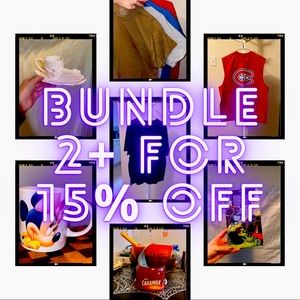 SALE!🚨. Bundle 2+ items in my shops and receive 15% off!